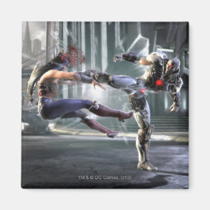 Íman Screenshot: Mulher maravilha contra o Cyborg
