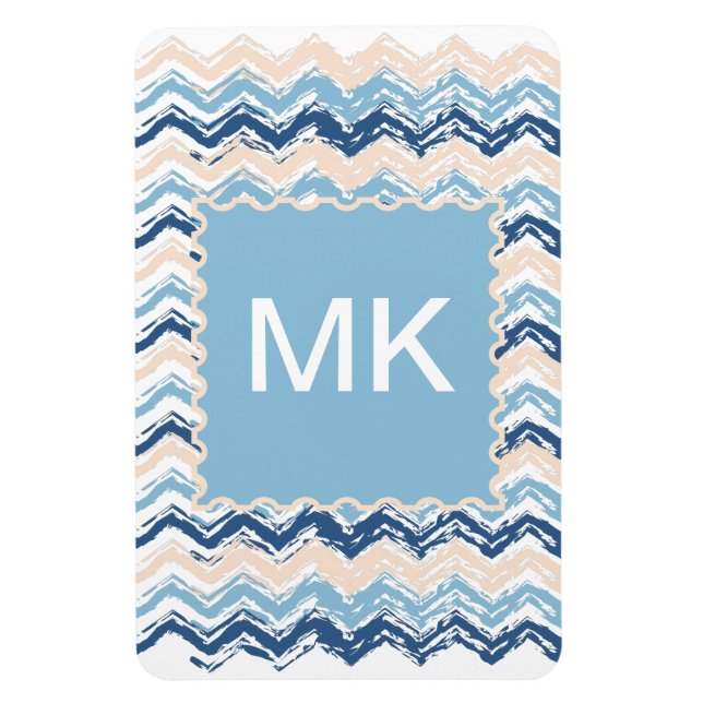 Íman Scribble ZigZag na costa (Vertical)