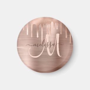 Íman Script de Blush de Metal com Dissipador Dourado co
