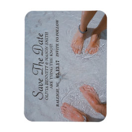 Íman Script Elegante | Imã salve a data de Fotografias