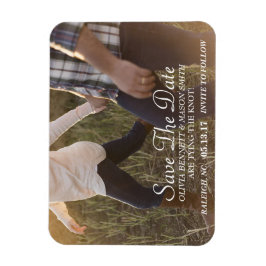 Íman Script Elegante | Imã salve a data de Fotografias