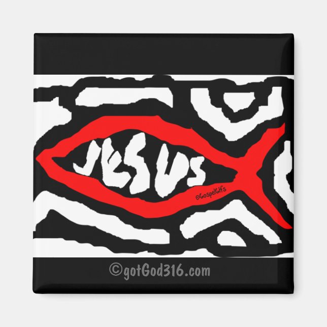 Íman Script Jesus Banner gotGod316.com (Frente)