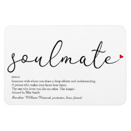 Íman Script Love Heart Soulmate Definition