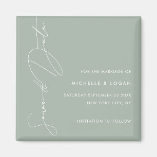 Íman Script manuscrito verde moderno de sábio simples