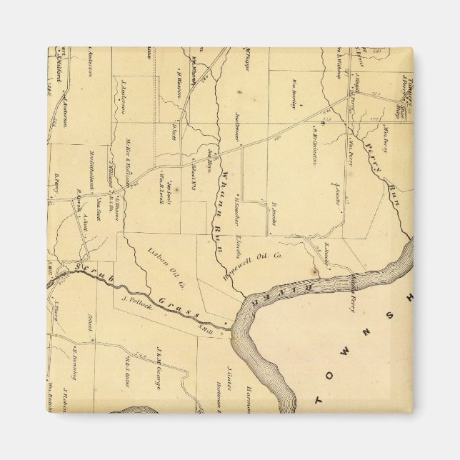 Íman Scrub Grass Township (Frente)