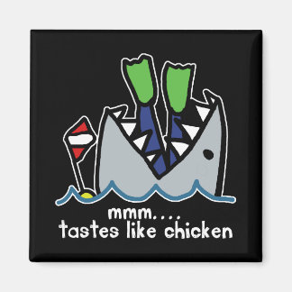 Íman Scuba Testa O Tubarão-Galinha