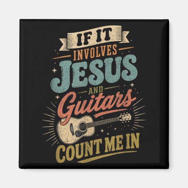 Íman Se Envolve Jesus E Guitarras Guitarrista (Frente)