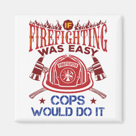 Íman Se O Combate De Fogo Fácil Foi Um Bombeiro Engraça