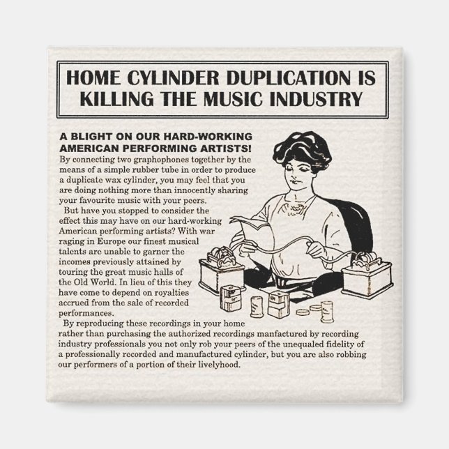 Íman Se o RIAA existisse em 1915 (Frente)