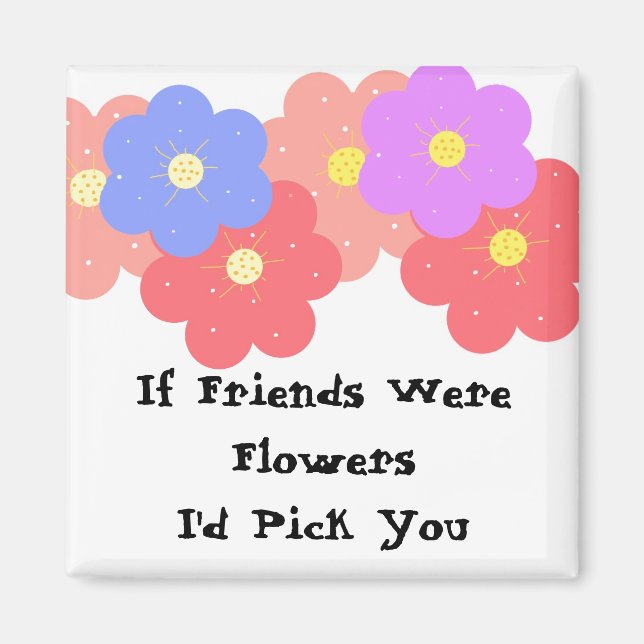 Íman Se os Amigos Fossem Flores (Frente)