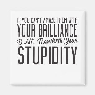 Íman Se você não pode surpreendê-los com seu resumo 