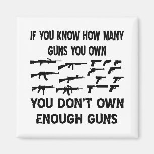 Íman Se você sabe quantas armas você tem, você não