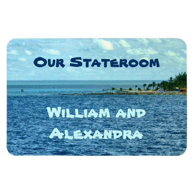 Íman Sea Cruise Personalizada (Horizontal)