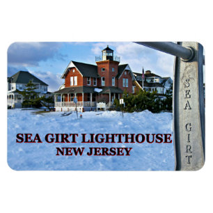 Íman Sea Girt Lighthouse, New Jersey Flexi Magnet