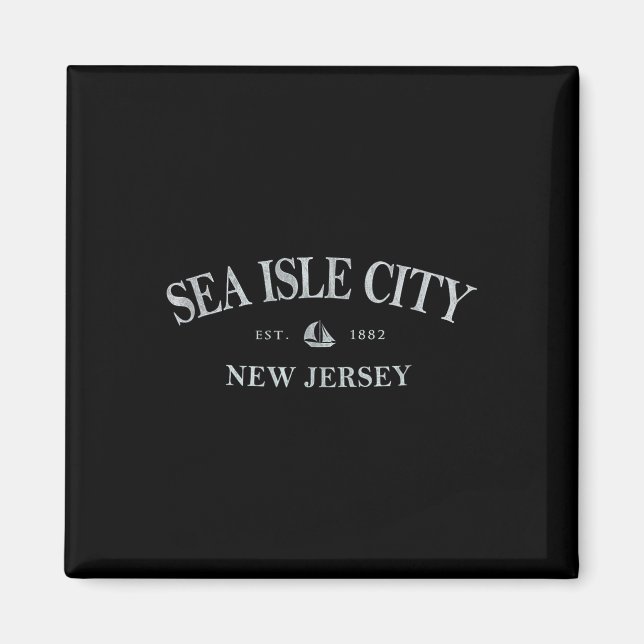 Íman Sea Isle City New Jersey _ Sea Isle City Nj Sailbo (Frente)