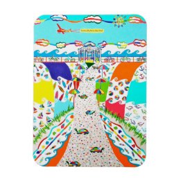 Íman Sea Isle Promenade 3 x 4 Magneta flexível