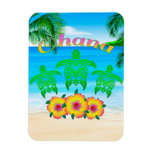 Íman Sea Turtles Hawaiai Honu