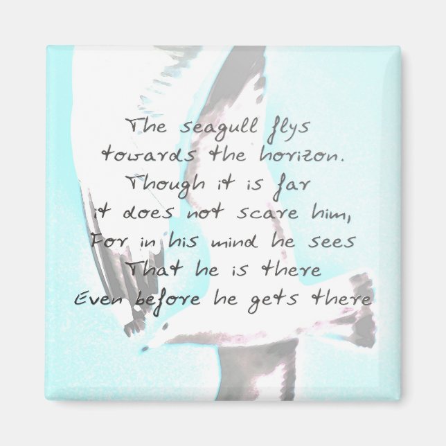 Íman Seagull Inspiracional (Frente)