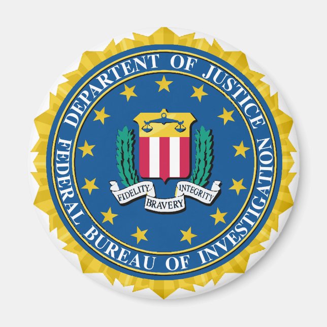 Íman Seal do FBI (Frente)