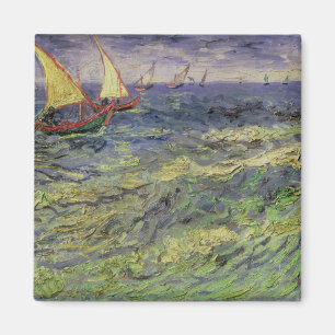 Íman Seascape de Vincent van Gogh em Saintes-Maries