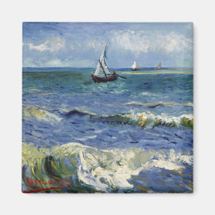 Íman Seascape em Saintes Maries - Vincent van Gogh