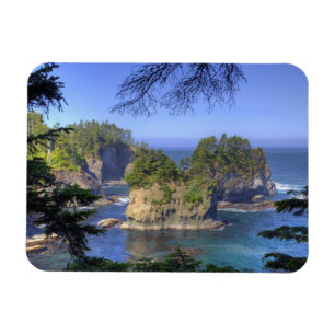 Íman Seastacks, Terras Tribais Makah Nation, Cabo