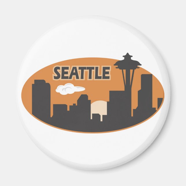 Íman Seattle City (Frente)