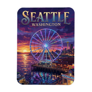 Íman Seattle Great Wheel EUA