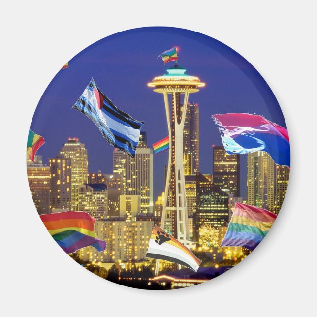 Íman Seattle Pride (Frente)