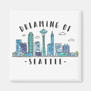 Íman Seattle Skyline