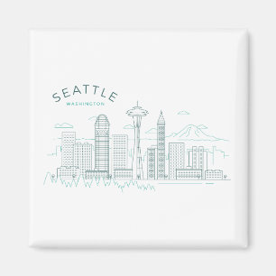 Íman Seattle Skyline Stroke