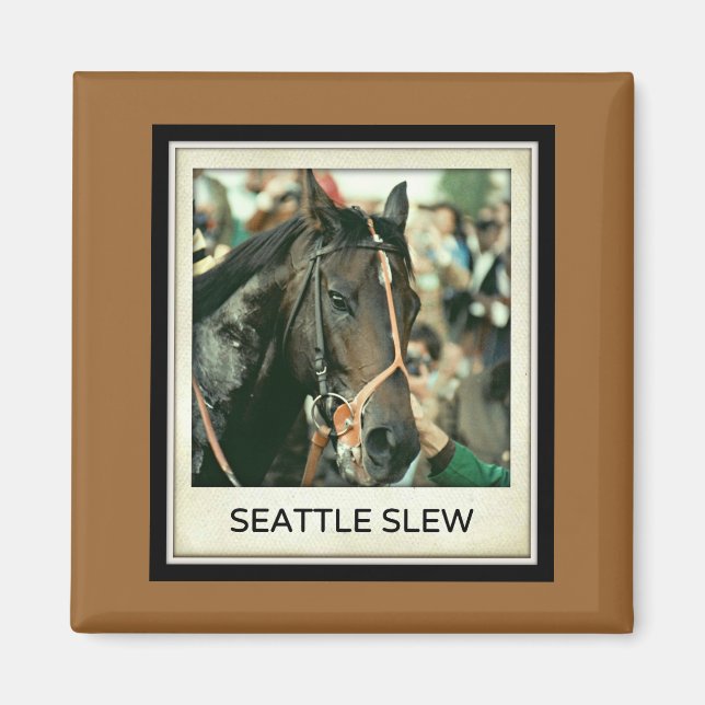 Íman Seattle Slew Thorogenie 1978 (Frente)