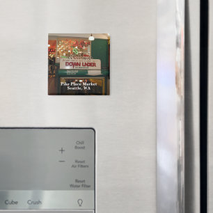 Íman Seattle, Washington Interior do Mercado Pike Place