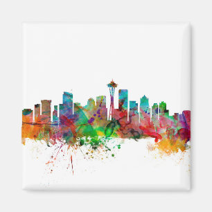 Íman Seattle Washington Skyline