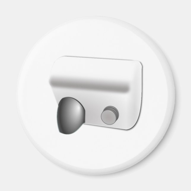 Íman Secador de Mão de Ar Quente (Frente)