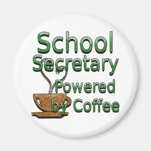 Íman Secretário Powered da escola pelo café