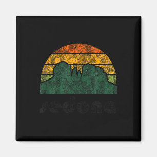 Íman Sedona arizona retrô vintage desgastado caminhada