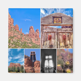 Íman Sedona Cactus Desert Scenes Magnet