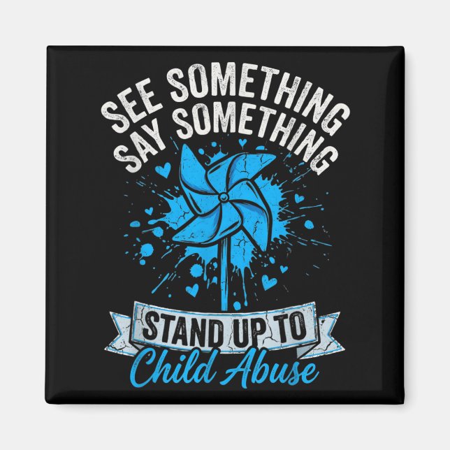 Íman See Something Say Something Pinwheel Child (Frente)