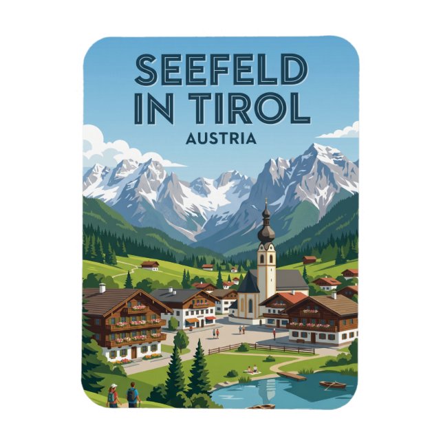 Íman Seefeld in Tirol Áustria (Vertical)