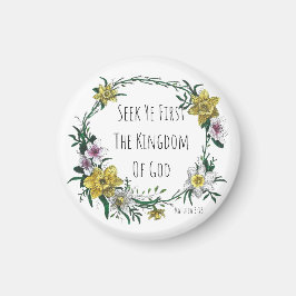 Íman Seek Ye First the Kingdom Magnet