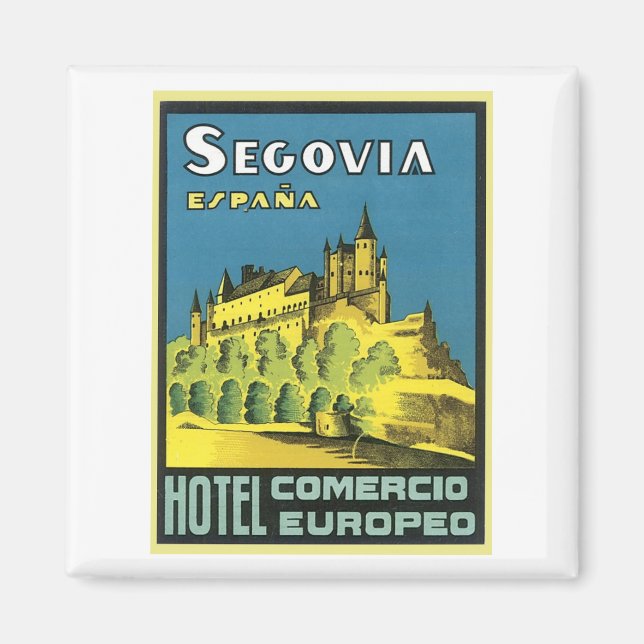 Íman Segovia Espana Hotel Comercio Europeo (Frente)