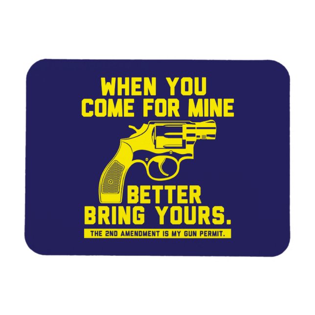 Íman Segunda Emenda Gun Rights Magnet (Horizontal)