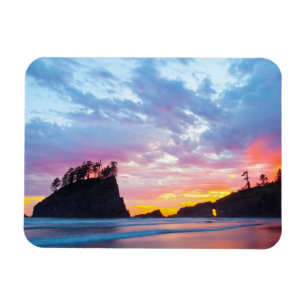Íman Segunda Praia ao pôr do sol, Washington