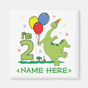 Íman segundo aniversário Dino
