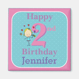 Íman Segundo Aniversário, Dois Anos, Menina