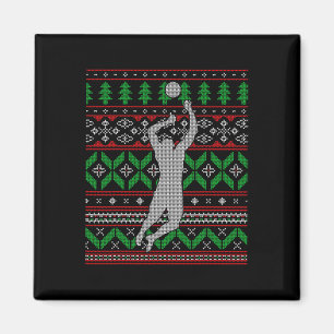 Íman Segundo grau Da Faculdade De Voleibol Set Spike Ha