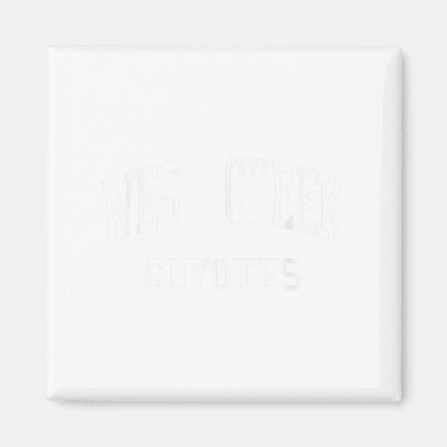 Íman Segundo grau De West Creek Hs Clarksville Tn Retro (Frente)