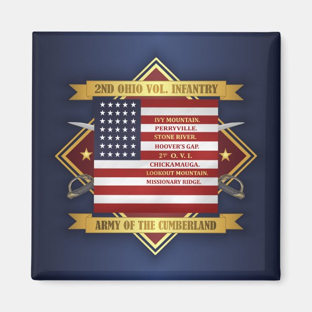 Íman segundo Ohio Volunteer Infantry (Frente)