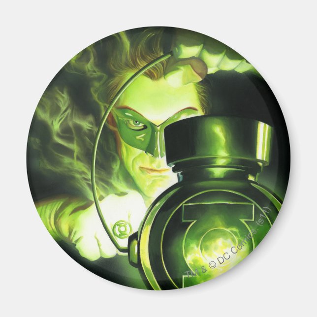 Íman Segurando a Lanterna Verde (Frente)